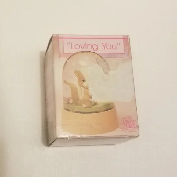 1991 Precious Moments "Loving You" Waterball, w box! - Picture 3 of 12